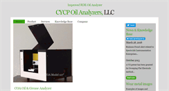 Desktop Screenshot of cycp-oilanalyzers.com